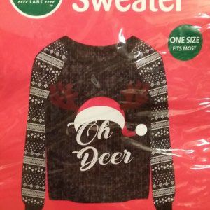 CHRISTMAS SWEATER IN A BAG...... NEW IN PACKAGE